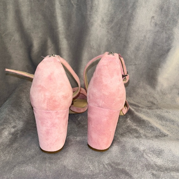 Sam Edelman Odila scalloped hell leather upper suede Sz 6 M - Picture 2 of 8